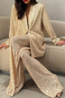 Sequined Wide-leg Pants