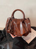 Lightweight crossbody handbag pleated cloud bag