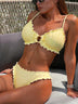 Minimalist Lace Bikini Set for the Beach