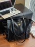 Vintage Oil-Wax Leather Tote Bag – Large-Capacity Women’s Shoulder Bag