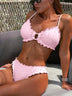 Minimalist Lace Bikini Set for the Beach