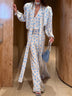 Elegant Polka-Dot V-Neck Puff-Sleeve Waist-Defining Dress