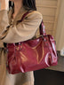 Retro casual high-end niche shoulder tote bag