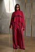 Turtleneck Raglan Sleeves Urban Loose Color Block Blouse