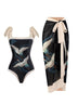 One Piece Swimsuit Chiffon Skirt Two-piece set