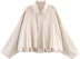 Womens Suede Lapel Pilot Cropped Jacket