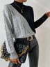 Color Block Pullover Sweater