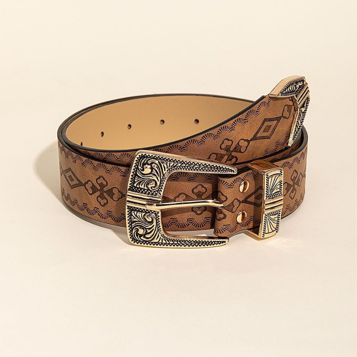 Women's Fashion Western Style Patterned Belt