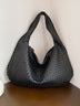 Fashionable Leather Woven Bag