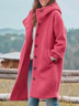 Hooded Loose Single-Breasted Jacket