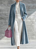 Velvet Long Blazer Coat