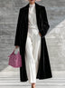 Velvet Long Blazer Coat