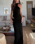 Sexy ärmelloses Kleid mit Cut-Outs 