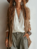 Casual Cotton-Linen Lapel Jacket